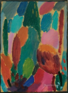 le pardon en bretagne Painting - variation z rtlichkeiten 1917 Alexej von Jawlensky Expressionism